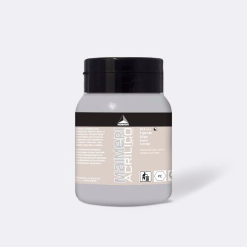 Maimeri Acrilico 500 ml Silver