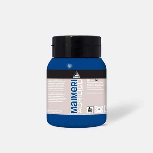 Maimeri Acrilico 500 ml Primary Blue Cyan