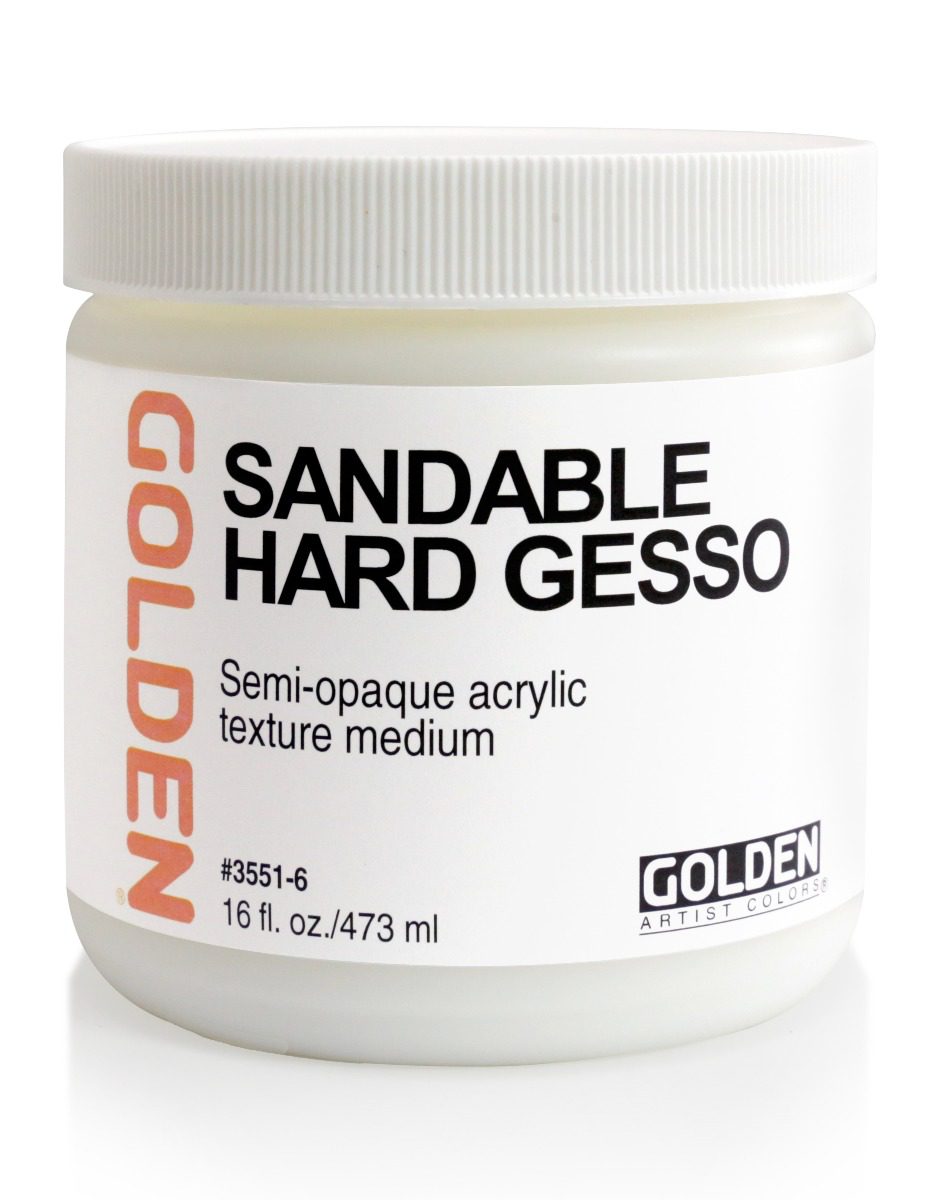 Golden Sandable Hard Gesso 473 ml