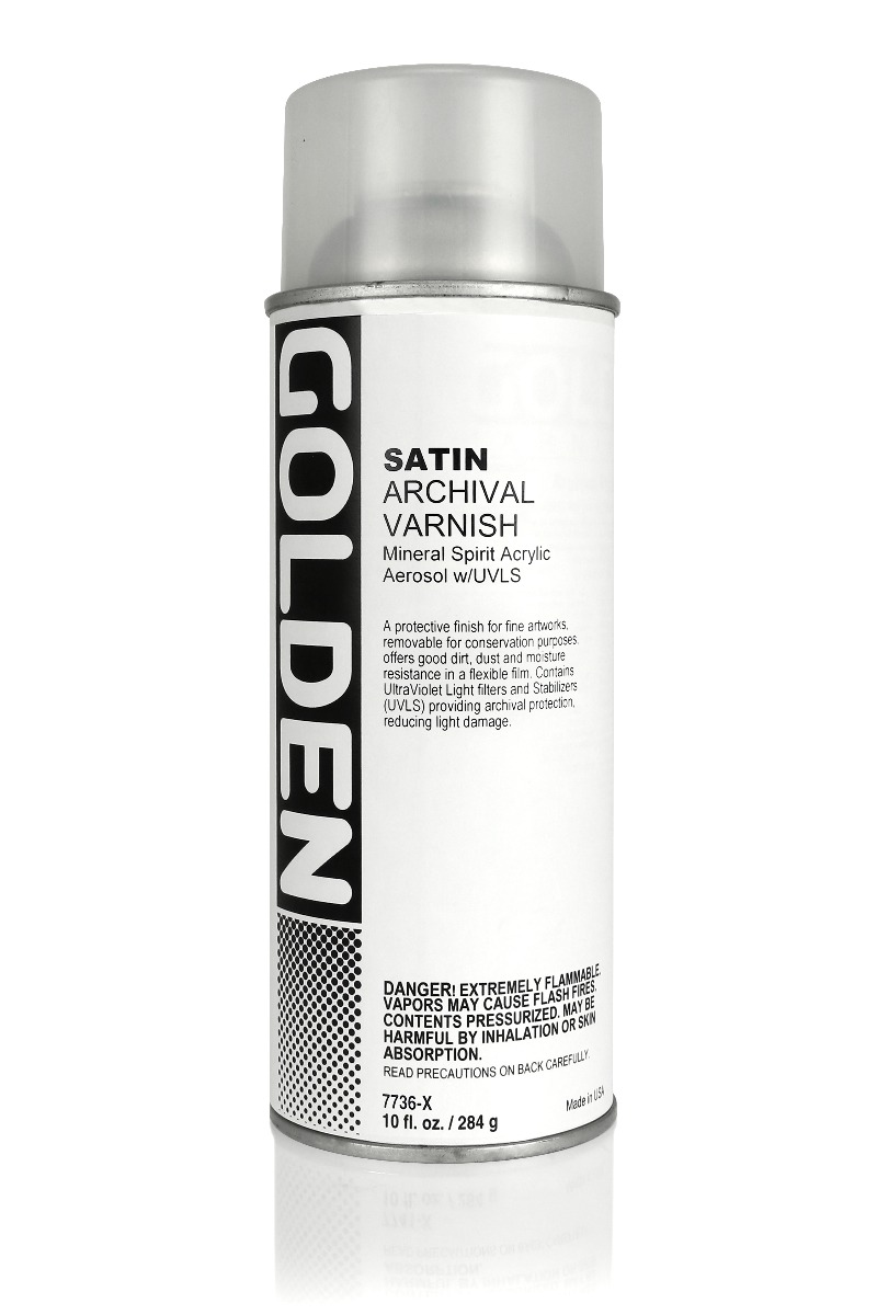 Golden Satin Archival Varnish 400 ml Myndlist