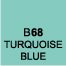 Touch Twin Marker B68 Turquoise Blue